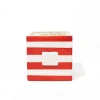 Diy Containers^Happy Everything Red Stripe Medium Nest Cube By !