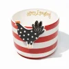 Kitchen & Dining^Happy Everything Red Stripe Mini Bowl By !