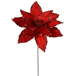 Sprays^Craig Bachman Red Textured Poinsettia