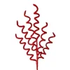 Sprays^Regency Red Velvet Corkscrew Spray