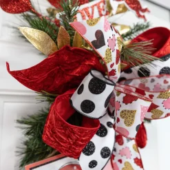 Ribbon^Farrisilk Red Velvet Crush Ribbon 4