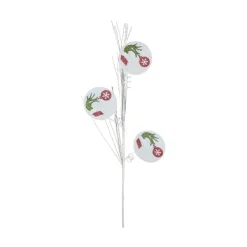 Floral^Direct Export Co. Red, White, And Green Grinch Arm Grass Spray