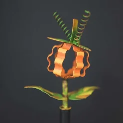Table Decor^The Round Top Collection Ribbon Pumpkin Finial
