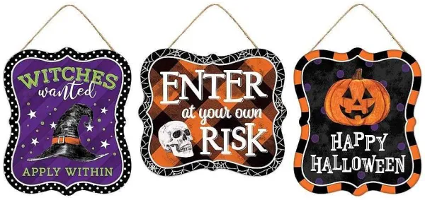 Signs^Craig Bachman Risk Halloween Sign