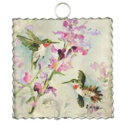 Wall Decor^The Round Top Collection Rozie Blooming Hummingbird Mini Gallery Art