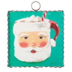 Wall Decor^The Round Top Collection Santa Mug Mini Gallery Art