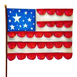 Pot Stakes^The Round Top Collection Scallop Flag