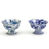 Table Decor^Two's Company Scalloped Edge Footed Bowl