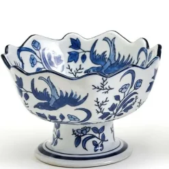 Kitchen & Dining^Two's Company Scalloped Edge Footed Bowl