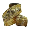 Ribbon^D. Stevens Sequin Small Floral Gold Ribbon, 2" X 5Yd