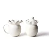 Kitchen & Dining^Coton Colors Signature Ruffle Cream And Sugar Set By