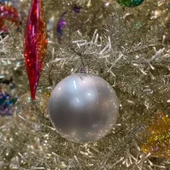 Ball Ornaments^Farrisilk Silver Candy Apple Ball Ornament, 6"