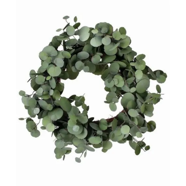 Greenery^Regency Silver Dollar Eucalyptus Wreath, 24"