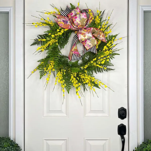 Door Decor^* Simply Spring Wreath