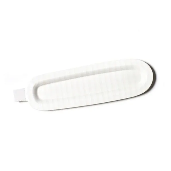 Kitchen & Dining^Happy Everything Skinny White Stripe Mini Oval Entertaining Platter By !