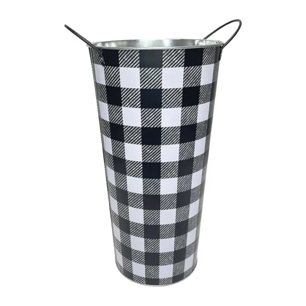 Decorative Containers^Craig Bachman Small Check Cooler Bucket