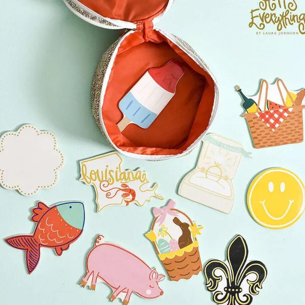 Spring Happy Everything^Happy Everything Smiley Face Mini Attachment By !