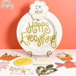 Spring^Happy Everything Smiley Face Mini Attachment By !