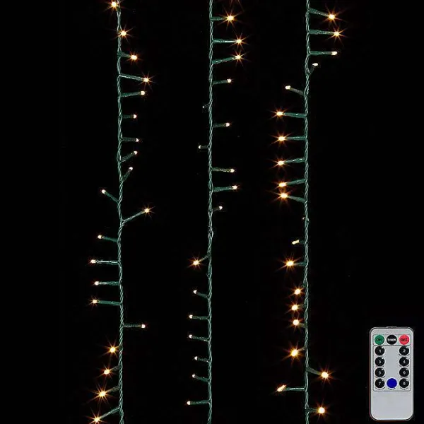 Lights^RAZ Snake Garland With Warm White Lights-36.5'
