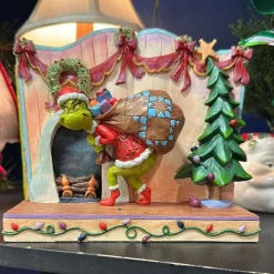 Focal Points^Department 56 Sneaky Grinch Stealing Presents Story, Dept. 56 Village