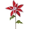 Floral^Regency Snow Edge Poinsettia Stem