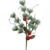 Floral^Liberty Floral Snow Pine Cone Bell Spray 28L