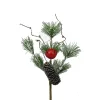 Floral Decor^Liberty Floral Snow Pine Cone Pick