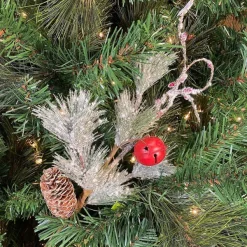 Floral^Liberty Floral Snow Pine Cone Pick