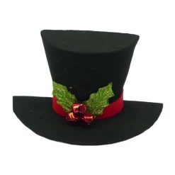 Table Decor^Liberty Floral Snowman Hat, Half