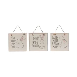Table Decor^Transpac Some Bunny Hanging Bunny D Cor