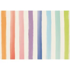 Party Diy^Hester & Cook Sorbet Painted Stripe Placemat Sheets