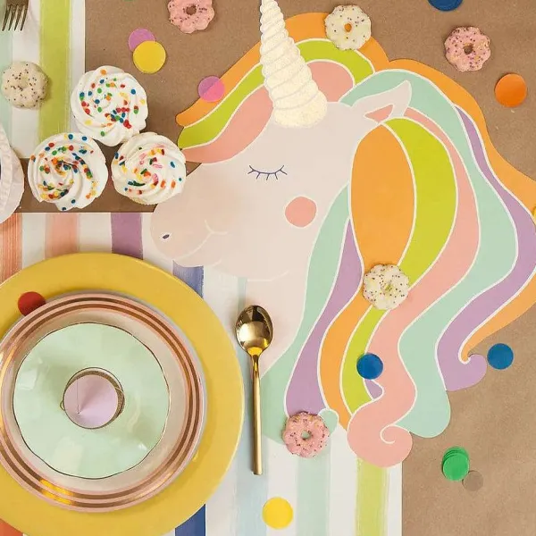 Spring^Hester & Cook Sorbet Painted Stripe Placemat Sheets