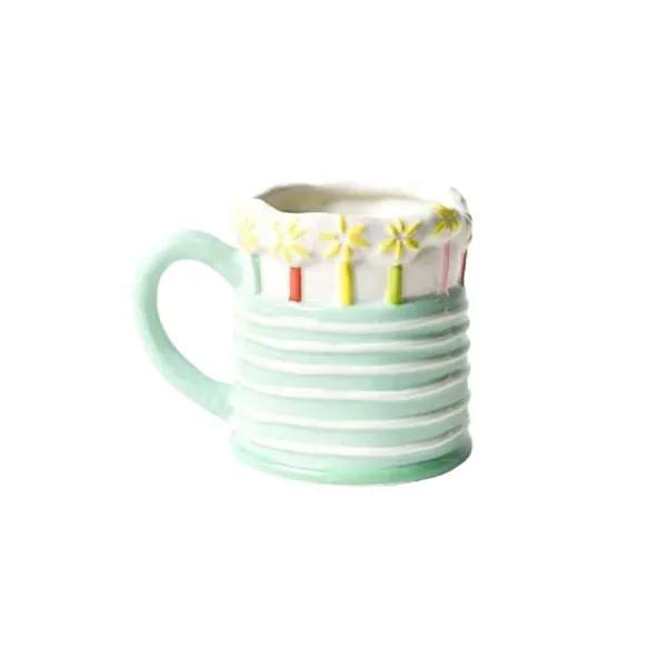Celebrate Birthday^Happy Everything Sparkle Cake Shaped Mug By !