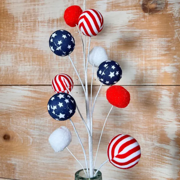Sprays^Liberty Floral Star Stripe Ball Spray