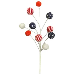 Floral^Liberty Floral Star Stripe Ball Spray