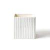 Table Decor^Happy Everything Stone Mini Stripe Medium Nesting Cube By !