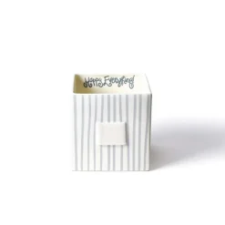 Diy Containers^Happy Everything Stone Mini Stripe Medium Nesting Cube By !