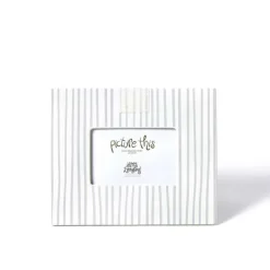 Table Decor^Happy Everything Stone Stripe Mini Frame By !