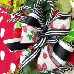 Ribbon^Farrisilk Strawberry Fields Ribbon 2.5" X 10Yd