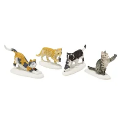 Table Decor^Department 56 Stray Cat Strut Set, Dept. 56 Village