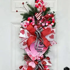 Floral^Liberty Floral Stripe Heart Spray