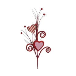Sprays^Liberty Floral Stripe Heart Spray