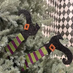 Wall Decor^Craig Bachman Striped Glitter Witch Legs