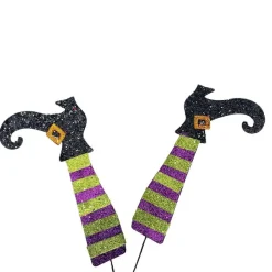 Door Decor^Craig Bachman Striped Glitter Witch Legs