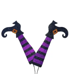 Hanging Decor^Craig Bachman Striped Glitter Witch Legs
