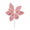 Picks^Direct Export Co. Striped Poinsettia Pick