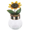 Table Decor^The Round Top Collection Sunflower Bubble Jar