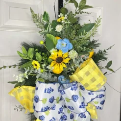 Door Decor^* Sunshine And Sunflowers Teardrop
