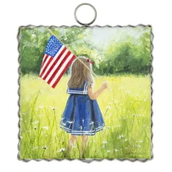 Table Decor^The Round Top Collection Sweet Patriotism Mini Gallery Art
