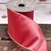 Spring^D. Stevens Taffeta Pink Coral Ribbon, 2.5" X 25Yd